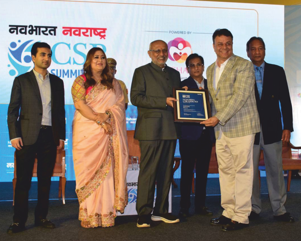 Navabharat CSR Award 2025
Mr. Ratan Luth, Chairman — Honoured with the Navabharat CSR Award at the Maharashtra CSR Summit 2025